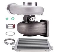 GT45 Turbo Floating Bearing Turbocharger A/R .66 + 3" / 76MM Intercooler