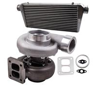 GT45 Turbo Floating Bearing Turbocharger A/R .66 + 3" / 76MM Intercooler