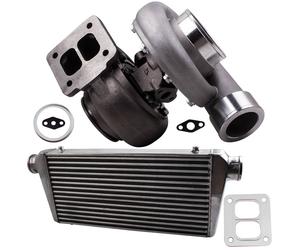 GT45 TurboCharger 3.0L-6.0L engine 600+ BHP + 3" Intercooler Tube & Fin 76MM
