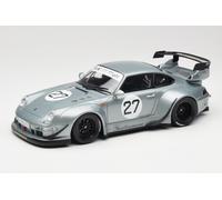 RWB Porsche 911 Yuiitsumuni Body Kit 2024 Argento Modellino 1:18 GT Spirit