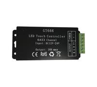 GT666 DC12-24V 6Ax3Channel RBG Touch Controller LED per Luci di Striscia 5050 RGB