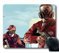 GTA 5 Trevor and Michael Robbers Mouse Pad, Customized Rectangle Mousepad Diy By Bestsellcase
