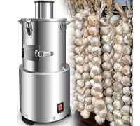 GTANND Macchina per pelare l'aglio Intero, separatore Elettrico Professionale per pelare Gli Spicchi d'aglio con radiatore, pelapatate Automatico per Aglio in Acciaio Inossidabile