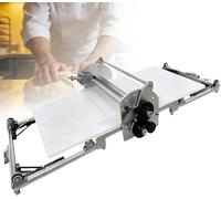 GTANND Rullo stendi-Pasta Manuale Pieghevole, Macchina per Pasta sfoglia da banco; Macchina stendi-Impasto Professionale elettrica e Manuale; sfogliatrice elettrica in Acciaio Inox.