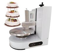 GTATBTG Macchina automatica per glassare torte da 10,2 a 30,5 cm, per torte di compleanno, rivestimento liscio, macchina per decorare torte, pane, crema, spalmatore, levigatrice, verde
