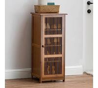GTATBTG Scarpiera nascosta, scarpiera in bambù per ingresso, porta di recinzione, scarpiera, armadio organizer per scarpe nascosto, scarpiera, grande capacità (dimensioni: 3 porte)