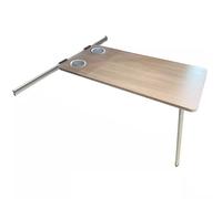 GTATBTG Tavolo Dinette pieghevole per camper, roulotte e camper, con kit di scorrimento rimovibile, per camper e camper