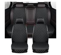 Gtdtixc Coprisedili Auto Per Mitsubishi Per Outlander Per Asx Per Eclipse Per Lancer Per Pajero Cuscino coprisedile per auto in pelle Pu(Black 5 Seat)
