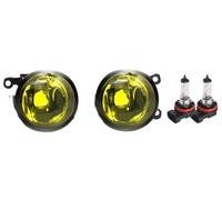 Gtdtixc Luci Antinebbia Per Fiat 500 Per Panda Per Punto Per Evo Paraurti Anteriore Auto Fendinebbia Bianco Caldo Giallo 2 X Alogeni Fendinebbia Anteriori(55W Yellow)