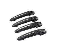 GTDTKGANAK Maniglie esterne per portiere auto Copri-maniglie Per Portiere Auto Per BMW Serie 1/3 (E87, E90-E93, F30), X1-X4, X6 LHD, Nero Lucido
