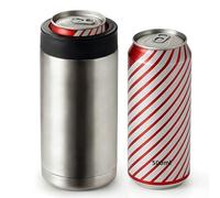 Gteller - Contenitore isolante a doppia parete in acciaio inox isolato, contenitore per bottiglie di birra 12oz 14oz 17oz/16oz(17oz-500ml)