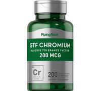 GTF CHROMIUM Glucose Tolerance Factor 200caps 200mcg, DIABETE, controllo del ...