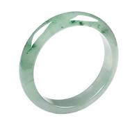 GTFDXJ Braccialetto da donna in vera giada naturale, braccialetti rotondi in giadeite con confezione regalo