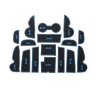 GTFRFD Tappetino in Gomma per Hyundai ix35 2009-2015 Tappetini Antiscivolo per Console Centrale Bracciolo Tappetini in Gomma Supporto per Bevande,C