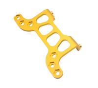 GTFRUQAS per HSP 102070 94123 94122 1/10 RC Car Model 02064 Parti del Corpo Posteriore Piastra di Supporto Cuscinetto Blu per Argento Giallo Parti Aggiornamento RC(Yellow)