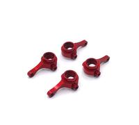 GTFRUQAS per Mini-Q9 1/28 Coppe Sterzo Anteriori E Posteriori in Metallo RC Car Veicolo Cingolato Parti Accessori Sostituzione Aggiornamento Uso Accessori Auto RC(Red)