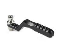 GTFRUQAS per TRX4 per SCX10 II 86100 D90 CC01 TF2 per RGT 1/10 1 Pz Gancio di Traino in Alluminio RC Paraurti Posteriore per Rock Car Crawler Parti Aggiornamento RC(Black)