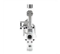 GTFRUQAS per WLtoys 104006 104010 104020 104026 Guscio Dell'asse Anteriore in Metallo Il Rinforzo Telaio Ricambi Accessori Auto RC Sostituzione Dell'aggiornamento Uso Accessori Auto RC(Silver)