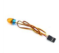 GTFRUQAS Rc Auto Luci Fanalino per Auto RC 1/10 RC Car Engineering Light per Spin Flicker Breathe Upgrade Accessori Parti di Ricambio(Yellow)