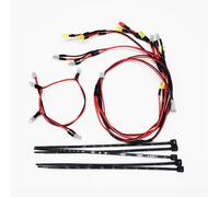 GTFRUQAS Rc Auto Luci Fanalino per FMS FCX24M per Camel Cup per Range per Rover 1/24 Faro Anteriore Posteriore Tetto Fendinebbia Faretti Parti di Aggiornamento per RC Crawler