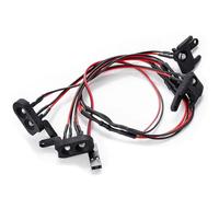 GTFRUQAS Rc Auto Luci Fanalino per Redcat per Ascent 1/18 1 Set di Luci Posteriori Gruppo Luci Parti di Ricambio per Auto Cingolate RC.