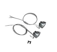 GTFRUQAS Rc Auto Luci Fanalino per Scania 770S 56368 per Volvo per Actros per Benz per Man per Tamiya 1/14 2 Pezzi Faro di Ricerca Faretto Lampada Crawler Auto RC Camion Ribaltabile
