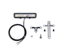 GTFRUQAS Rc Auto Luci Fanalino per Tamiya per Scania 770S R620 per Volvo per Benz Arocs per Man Tgx Lesu 1/14 Luci da Tetto 3V Faretto Rettangolare Ricambi per Autocarri con Cassone Ribaltabile RC
