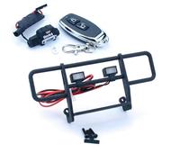GTFRUQAS Rc Auto Luci Fanalino per Traxxas per TRX4-M K10 1/18 Paraurti Anteriore con Verricello Luminoso RC Crawler Car Accessori di Aggiornamento Parti di Ricambio(Suit)