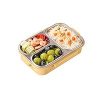 GTFYUDGH Contenitore per il pane, in acciaio, a 3 scomparti, per bambini, aereo, scuola, asilo, auto, lavoro, mangiare, picnic