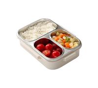 GTFYUDGH Contenitore per il pranzo per bambini, in acciaio, a 3 scomparti, per bambini, aeroplano, scuola, asilo, auto, lavoro, mangiare, picnic