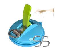 GTFYUDGH Ganci a Resistenti, Ancoraggi a Robusti con Ganci, Clip di Fissaggio senza Fori per Cucina Bagno Viaggio Strada Campeggio