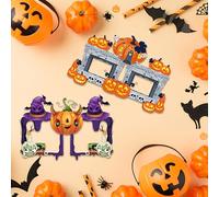 GTFYUDGH Occhiali Di Halloween | 12 Pezzi Fotografici | Fotografici Per Bambini Feste In Maschera Notte Halloween Musica Carnevale Scuola