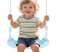 GTFYUDGH Sede A Dondolo Per Bambini | Altalena Antiscivolo - Sospensione Ergonomica con Corda Regolabile Divertimento Interattivo per Interno ed Esterno Giardino Parco Terrazza