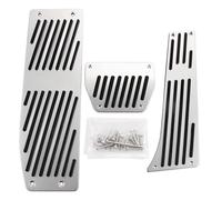 GTGJFJKW Per B&MW F30 F10 F20 E34 E39 E90 E60 E63 F12 E84 F25 1 3 5 6 X1 X3 X5 Serie Copripedali Freno/acceleratore Accessori(Silver at)