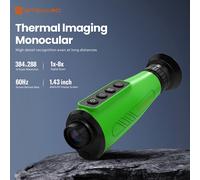 GTGUARD Ai15 Thermal Imaging monoculare AI Super-risoluzione 384*288 telescopio fotocamera scene Multiple dispositivo di visione notturna all'aperto greenAi1520250415
