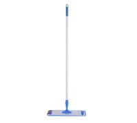 GTGXZX Mocio Bagnato Asciutto Strumenti for La Pulizia delle Pulizie Ospedaliere, Mocio Piatto in Fibra, Mocio for Piastrelle for Pavimenti Domestici Mocio per Pulire Pavimenti(Blue,40cm)