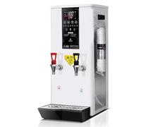 GTHTUHFD Distributore d'Acqua Elettrico, Bollitore E Scaldabagno da 2500 W, 45 L/H, Piano di Lavoro con Riscaldamento A Gradini, Controllo della Temperatura da 0°C A 100°C,White