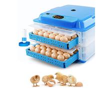 GTHTUHFD Incubatrice Automatica per Uova, Macchina Digitale Completamente Automatica per La Schiusa di Pollame con Display A LED, per La Schiusa di Polli, Anatre, Oche, Quaglie, T