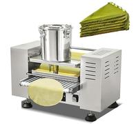 GTHTUHFD Macchina per crepe completamente automatica, macchina per pasta sfoglia commerciale, velocità regolabile, adatta per lasagne Mango/Durian.