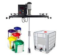 GTHTUHFD Miscelatore per Vernici, Miscelatore Elettrico con Serbatoio, Diametro Pale 400 Mm, capacità di Miscelazione 1000 Ml, per Vernici, Colla, Resina, Detersivo per Bucato
