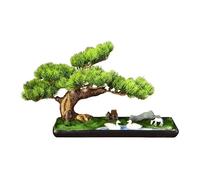 GTHTUHFD Piante Artificiali, Albero Bonsai Artificiale con Vaso, Decorazione Creativa per La Casa E La Scrivania, Finto Pino Ornamentale, Decorazioni per La Casa