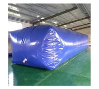 GTHTUHFD Sacca per L'Acqua Pieghevole da Esterno Flexitank, Serbatoio d'Acqua con Rubinetto, Contenitori per L'Acqua Resistenti per La Lotta Antincendio E La Resistenza alla,Blue-2100L