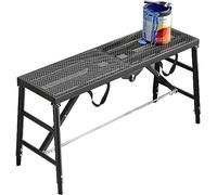 GTHTUHFD Scala per Ponteggi Portatile - Piattaforma Regolabile in Altezza, Panca A Gradini, Piattaforma di Lavoro Resistente per Saldatura dell'Acciaio, Edilizia E Uso D