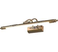 GTHTUHFD Specchio da Trucco retrò con Luce Integrata, Compatibile con Tavolo da Trucco, Lampada da Parete per Bagno, Lampadario E Plafoniera.,Brass-25 Inches