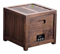 GTHTUHFD Torrefazione elettrica da 200 W con display touch a LED, timer da 30 minuti a 2 ore, controllo 120-180 °C, diffusore di aromi per tè, erbe, noci e semi, perfetto per migliorare il sapore