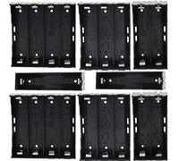 GTIWUNG 1/2/3/4 × 3.7V 18650 Batteria Titolare Caso Plastica Copertura della batteria Scatola di immagazzinaggio con il pin(1/2/3/4 Solts × 8 Pezzi)