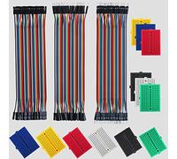 GTIWUNG 12 pezzi 170 Tie Points Mini Breadboard Kit PCB prototipo senza saldatura per Arduino Proto Shield 6 colori + 3 pezzi jumper Wire Cable 20 cm 24AWG tre specifiche