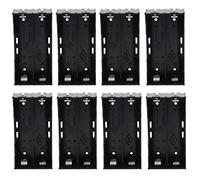 GTIWUNG 2 × 3.7V 18650 Batteria Titolare Caso Plastica Copertura della batteria Scatola di immagazzinaggio con il pin(2 Solts × 8 Pezzi)