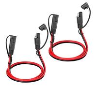 GTIWUNG 2 Pezzi Cavi di Prolunga da SAE a SAE a 2 Pin, DC 10AWG 60CM, Connettori Rapidi di Collegamento/Scollegamento