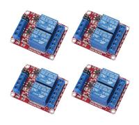 GTIWUNG 4 Pezzi 2 Canale 12V Modulo Relè Board Shield, Modulo Relè a 2 Canali 12V Relay con Accoppiatore Ottico Della Manica Bordo Dello Schermo per Relè Arduino